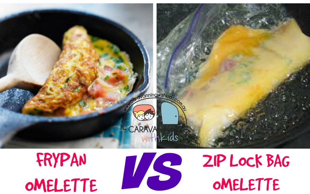 “Cook it in a bag Mum”….um…?? Omelette in a Zip Lock Bag!