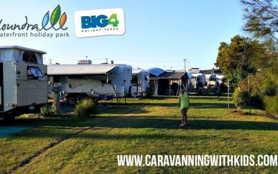 The Caravanning with Kids family review Caloundra Waterfront Holiday Park