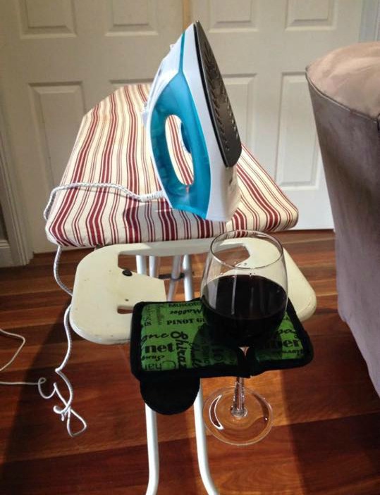 wine rest ironing
