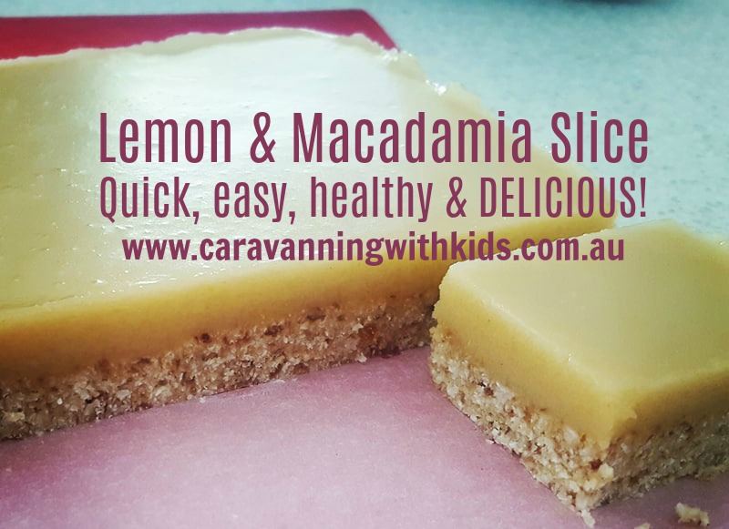 Lemon & Macadamia Slice