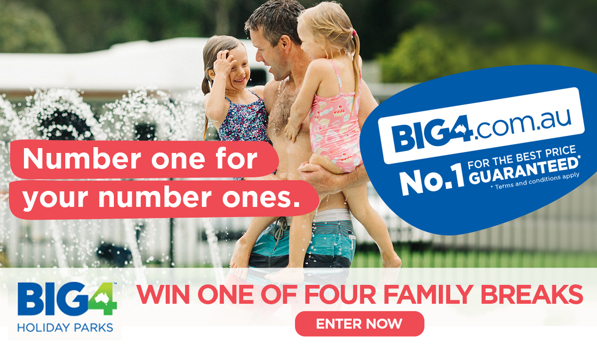 FINISHED 4 x BIG4 Holiday Park Adventures to be Won!
